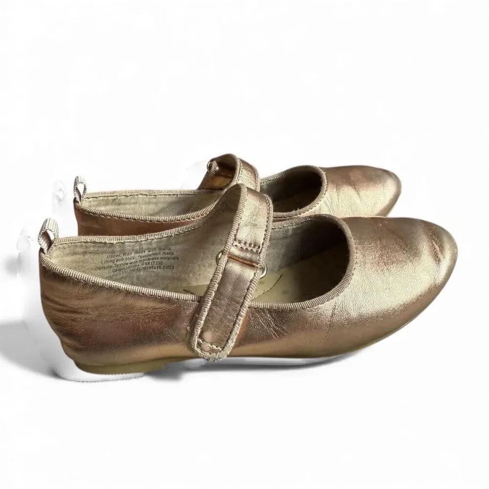 Toddler Girls Cat & Jack Rose Gold Mary Jane Ballet Flats - Sz 11